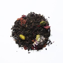 TE ROJO PU ERH PISTACHOS Y ROSAS